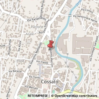 Mappa Via Guglielmo Marconi, 21, 13836 Cossato, Biella (Piemonte)