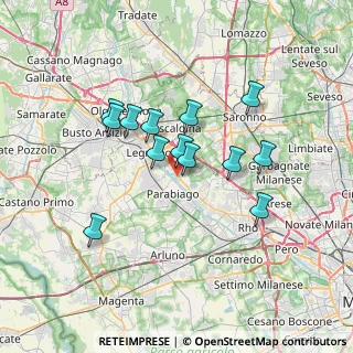Mappa Via Vincenzo Gioberti, 20028 San Vittore Olona MI, Italia (5.83462)