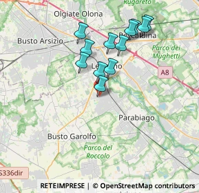 Mappa Vicolo Giuseppe Garibaldi, 20034 San Giorgio su Legnano MI, Italia (3.32917)