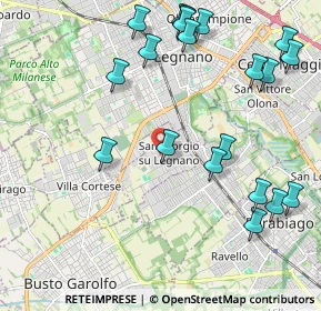 Mappa Vicolo Giuseppe Garibaldi, 20034 San Giorgio su Legnano MI, Italia (2.504)