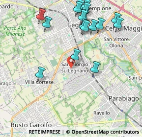 Mappa Vicolo Giuseppe Garibaldi, 20034 San Giorgio su Legnano MI, Italia (2.36235)