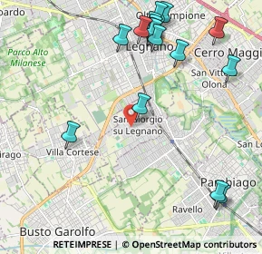 Mappa Vicolo Giuseppe Garibaldi, 20034 San Giorgio su Legnano MI, Italia (2.54125)