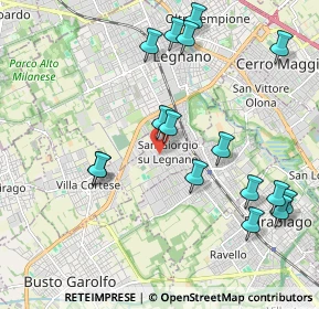 Mappa Vicolo Giuseppe Garibaldi, 20034 San Giorgio su Legnano MI, Italia (2.23188)