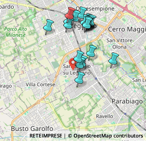 Mappa 20034 San Giorgio su Legnano MI, Italia (1.8115)