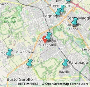 Mappa Vicolo Giuseppe Garibaldi, 20034 San Giorgio su Legnano MI, Italia (2.73727)