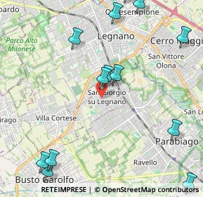 Mappa Vicolo Giuseppe Garibaldi, 20034 San Giorgio su Legnano MI, Italia (2.85643)