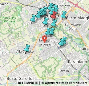 Mappa Vicolo Giuseppe Garibaldi, 20034 San Giorgio su Legnano MI, Italia (1.949)