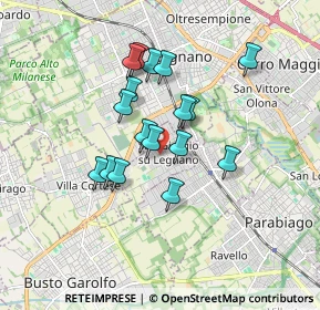 Mappa Vicolo Giuseppe Garibaldi, 20034 San Giorgio su Legnano MI, Italia (1.38235)