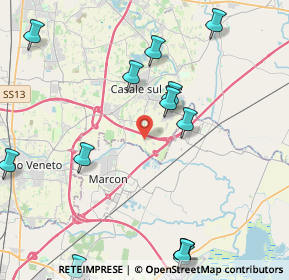 Mappa Via Prati, 31021 Mogliano Veneto TV, Italia (5.41714)