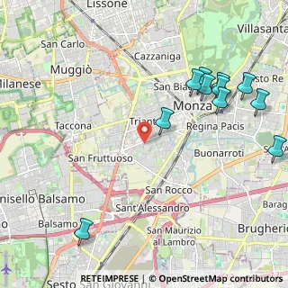 Mappa Via Marche, 20900 Monza MB, Italia (2.54727)