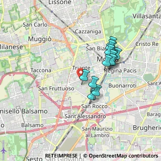 Mappa Via Marche, 20900 Monza MB, Italia (1.53769)