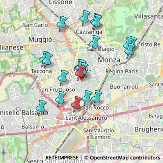 Mappa Via Marche, 20900 Monza MB, Italia (1.8455)