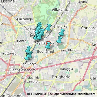 Mappa Via Bramante da Urbino, 20052 Monza MB, Italia (1.42938)
