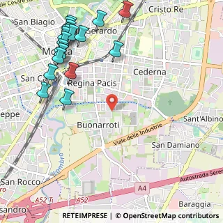 Mappa Via Bramante da Urbino, 20052 Monza MB, Italia (1.4125)