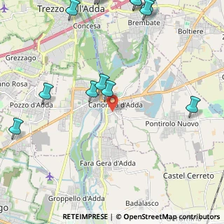 Mappa 24040 Canonica d'Adda BG, Italia (3.00615)