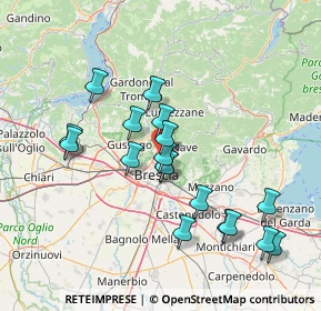 Mappa Via Casazza, 25128 Brescia BS, Italia (13.97278)