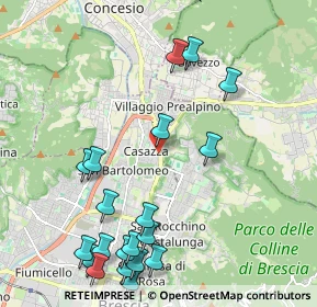 Mappa Via Casazza, 25128 Brescia BS, Italia (2.5475)