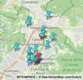 Mappa Via Casazza, 25128 Brescia BS, Italia (1.769)