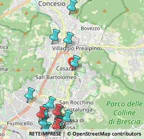 Mappa Via Casazza, 25128 Brescia BS, Italia (2.85824)