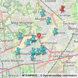 Mappa Via Fratelli Bandiera, 20835 Muggiò MB, Italia (2)