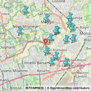 Mappa Via Fratelli Bandiera, 20835 Muggiò MB, Italia (2.1)