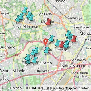 Mappa Via Fratelli Bandiera, 20835 Muggiò MB, Italia (2.108)