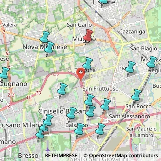 Mappa Via Fratelli Bandiera, 20835 Muggiò MB, Italia (2.789)