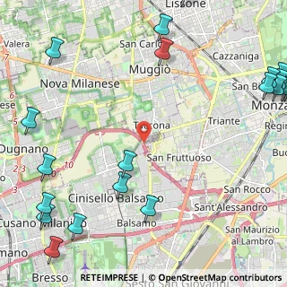 Mappa Via Fratelli Bandiera, 20835 Muggiò MB, Italia (3.517)