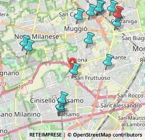 Mappa Via Fratelli Bandiera, 20835 Muggiò MB, Italia (2.522)