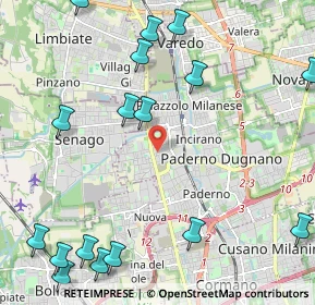 Mappa Via Tagliamento, 20037 Paderno Dugnano MI, Italia (2.94)