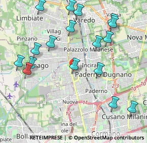 Mappa Via Tagliamento, 20037 Paderno Dugnano MI, Italia (2.36941)