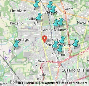 Mappa Via Tagliamento, 20037 Paderno Dugnano MI, Italia (2.07)