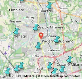 Mappa Via Comasina, 20037 Paderno Dugnano MI, Italia (3.13867)