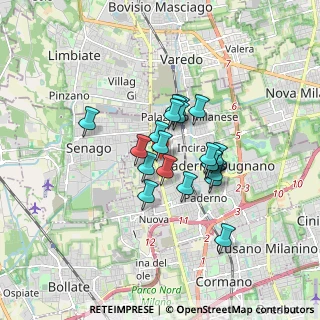 Mappa Via Tagliamento, 20037 Paderno Dugnano MI, Italia (1.194)
