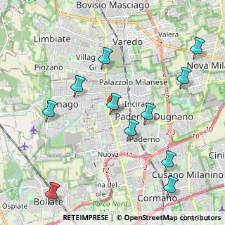Mappa Via Tagliamento, 20037 Paderno Dugnano MI, Italia (2.37091)