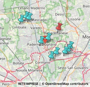 Mappa SS 35, 20037 Paderno Dugnano MI (3.44455)