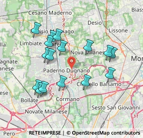 Mappa SS 35, 20037 Paderno Dugnano MI (3.54563)