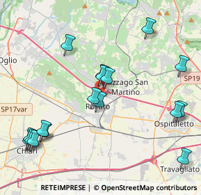 Mappa Via del Poggio, 25038 Rovato BS, Italia (4.73353)