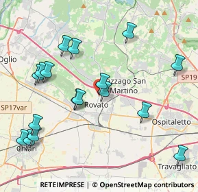 Mappa Via del Poggio, 25038 Rovato BS, Italia (4.54824)