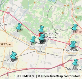 Mappa Via del Poggio, 25038 Rovato BS, Italia (4.08)