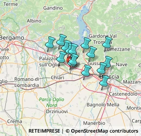 Mappa Via del Poggio, 25038 Rovato BS, Italia (8.67333)
