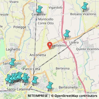 Mappa Via San Anti, 36100 Vicenza VI, Italia (3.81143)