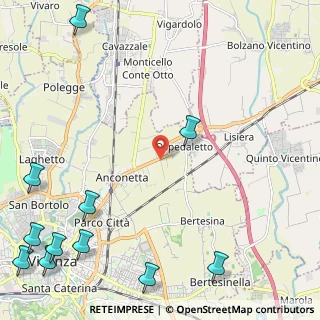 Mappa Via San Anti, 36100 Vicenza VI, Italia (3.59)
