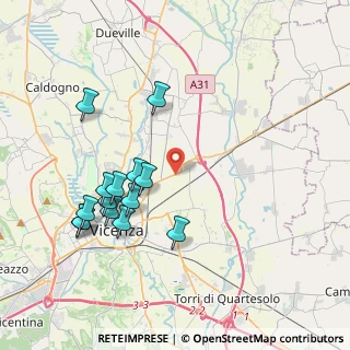 Mappa Via San Anti, 36100 Vicenza VI, Italia (4.02143)