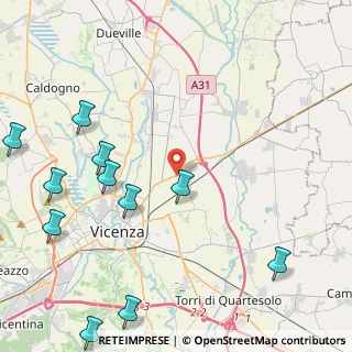 Mappa Via San Anti, 36100 Vicenza VI, Italia (5.76364)