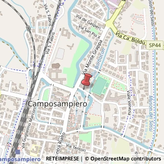 Mappa Via Cordenons, 17, 35012 Camposampiero PD, Italia, 35012 Camposampiero, Padova (Veneto)