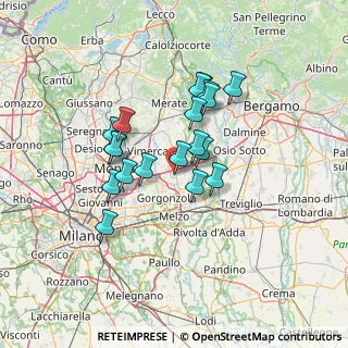Mappa 20040 Cambiago MI, Italia (10.93947)