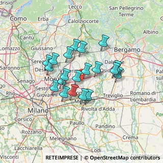 Mappa 20040 Cambiago MI, Italia (10.761)