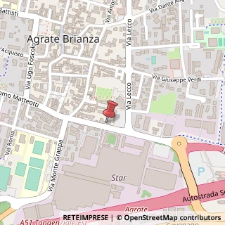 Mappa Via G. Matteotti, 111, 20864 Agrate Brianza, Monza e Brianza (Lombardia)