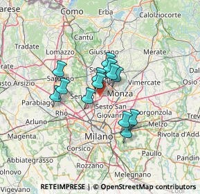 Mappa Via Baraggiole, 20037 Paderno Dugnano MI, Italia (9.04308)